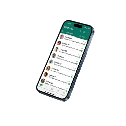 WhatsApp de indústria de esquadrias recebendo pedidos de orçamento